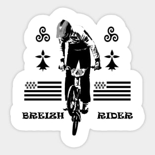 breizh bmx rider Sticker